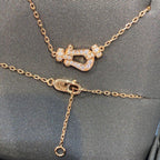 TimiFORCE 10 DIAMOND PINK GOLD NECKLACE MINI MODEL