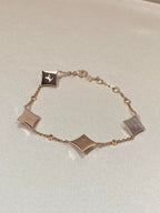 TimiSTAR 4 MOTIF MOP DIAMOND PINK GOLD BRACELET