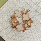[Timi]New CLOVER WHITE PEARL MOP 5 MOTIF BRACELET COLLECTION