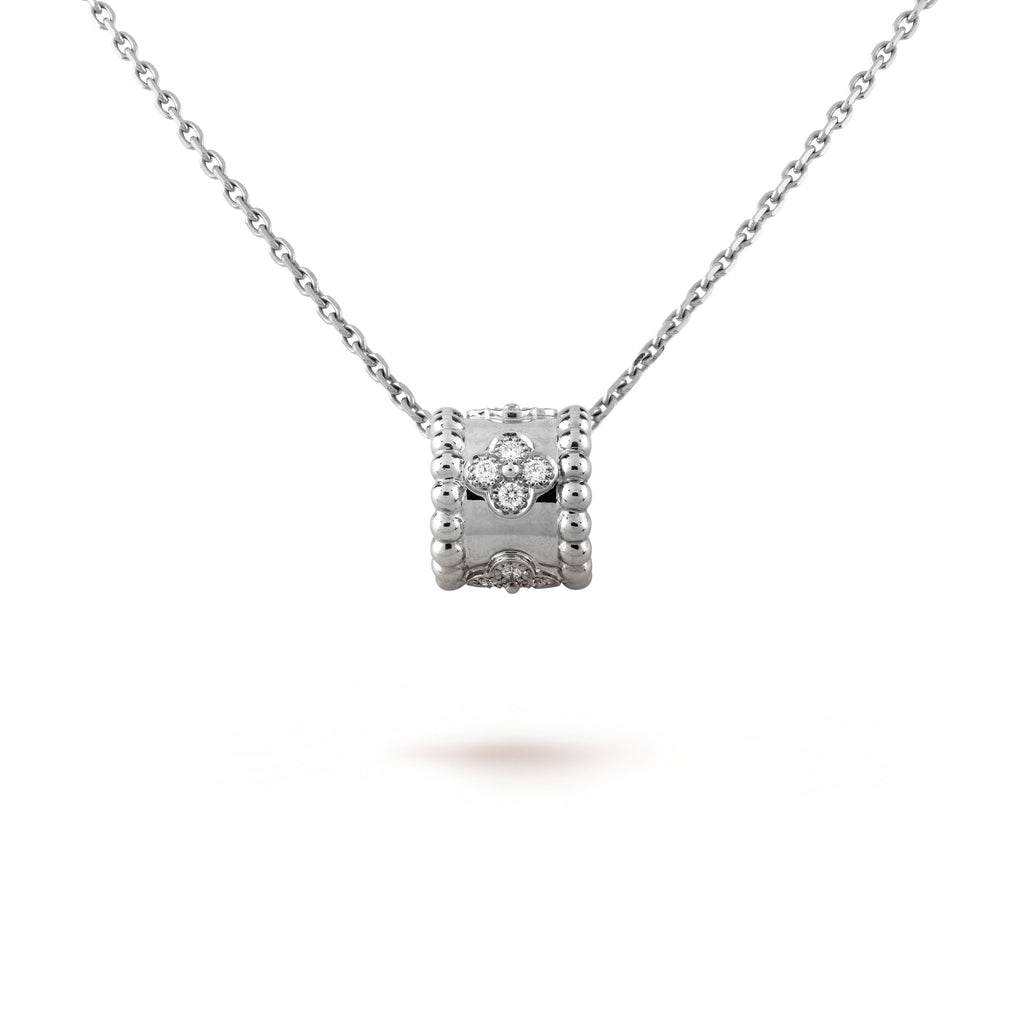 TimiPERLEE PEDANT SIVLER DIAMOND NECKLACE