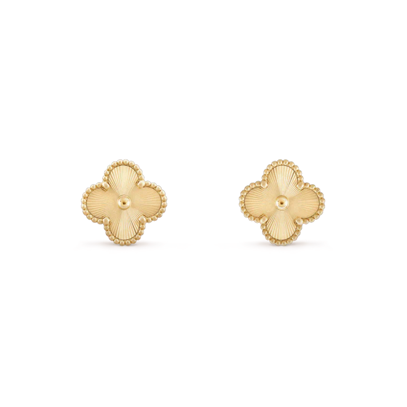 TimiCLOVER MINI 9.5MM LASER EARRINGS