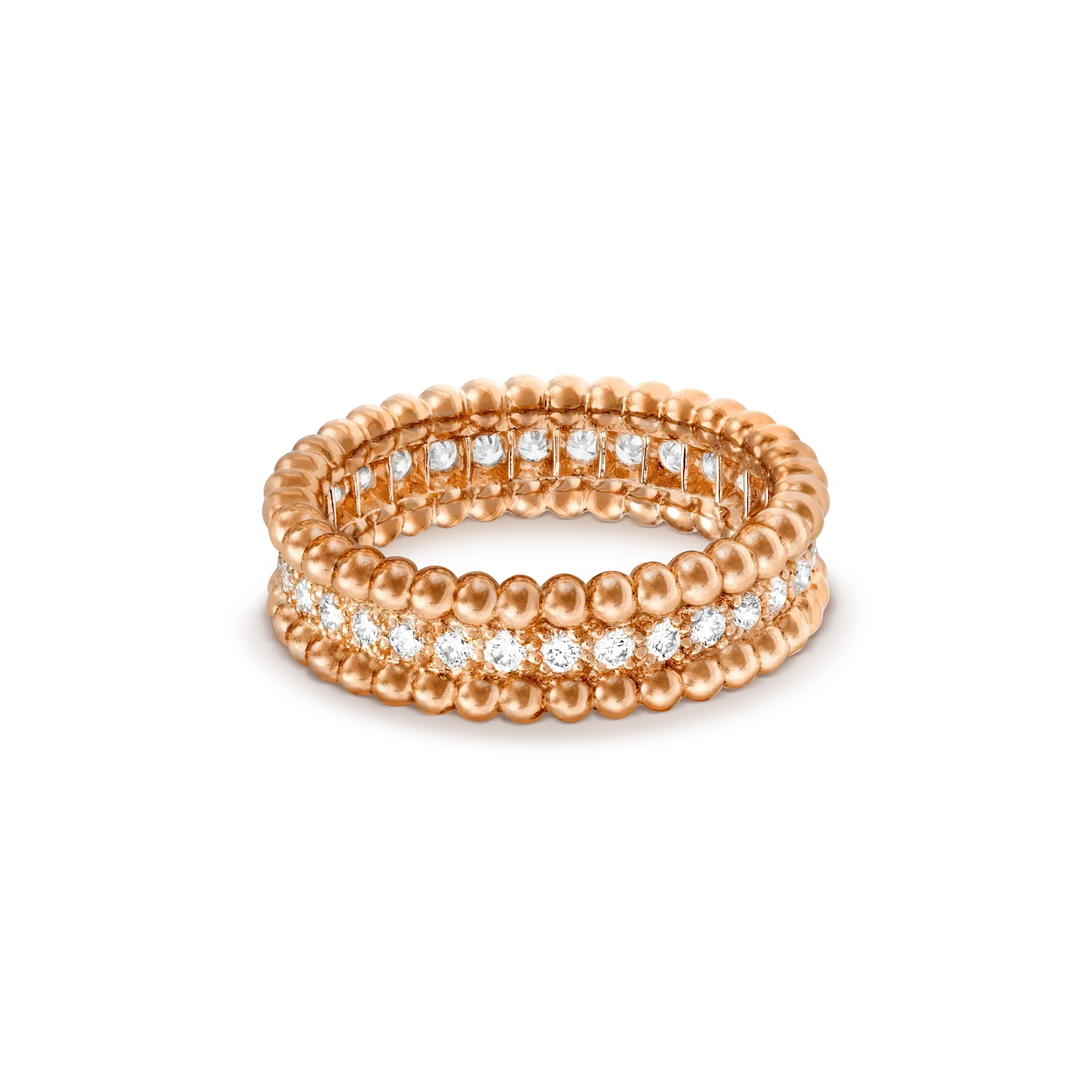 TimiPERLEE DIAMOND ROSE GOLD RING