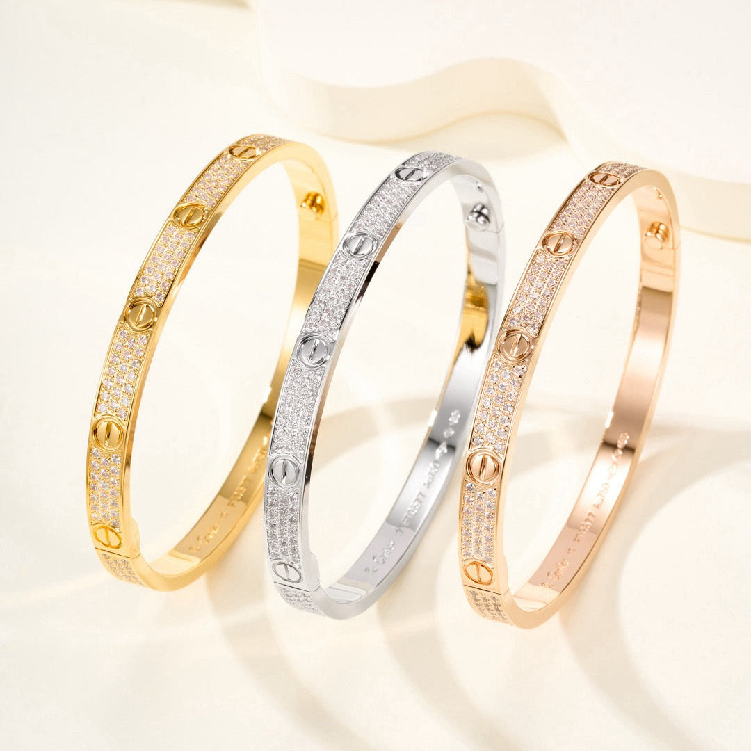 ¡®Timi¡¯LOVE BRACELET 4.8MM DIAMOND-PAVED