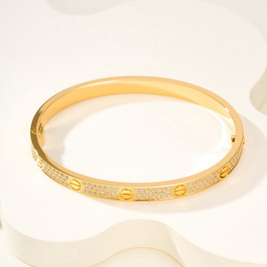¡®Timi¡¯LOVE BRACELET 4.8MM DIAMOND-PAVED
