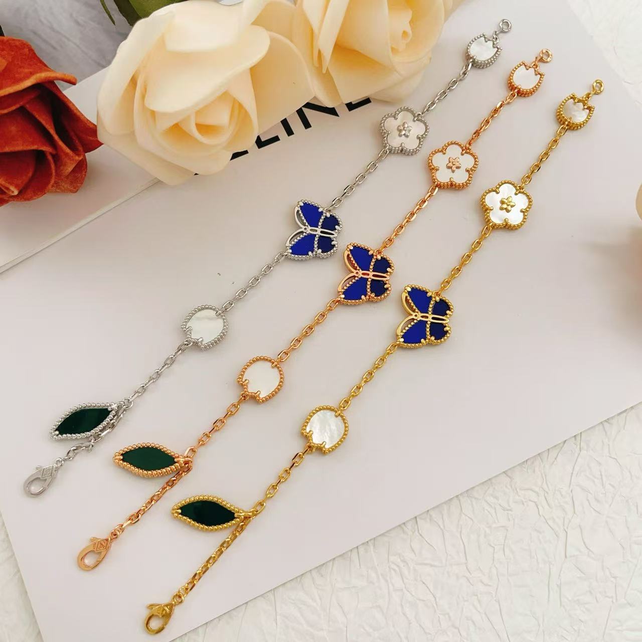 [Timi] 2026 NEW SPRING LUCKY 5 MOTIF BRACELET