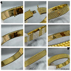[Timi]  PERLEE DIAMOND BRACELET ,5-ROW DIAMOND-SET DESIGN