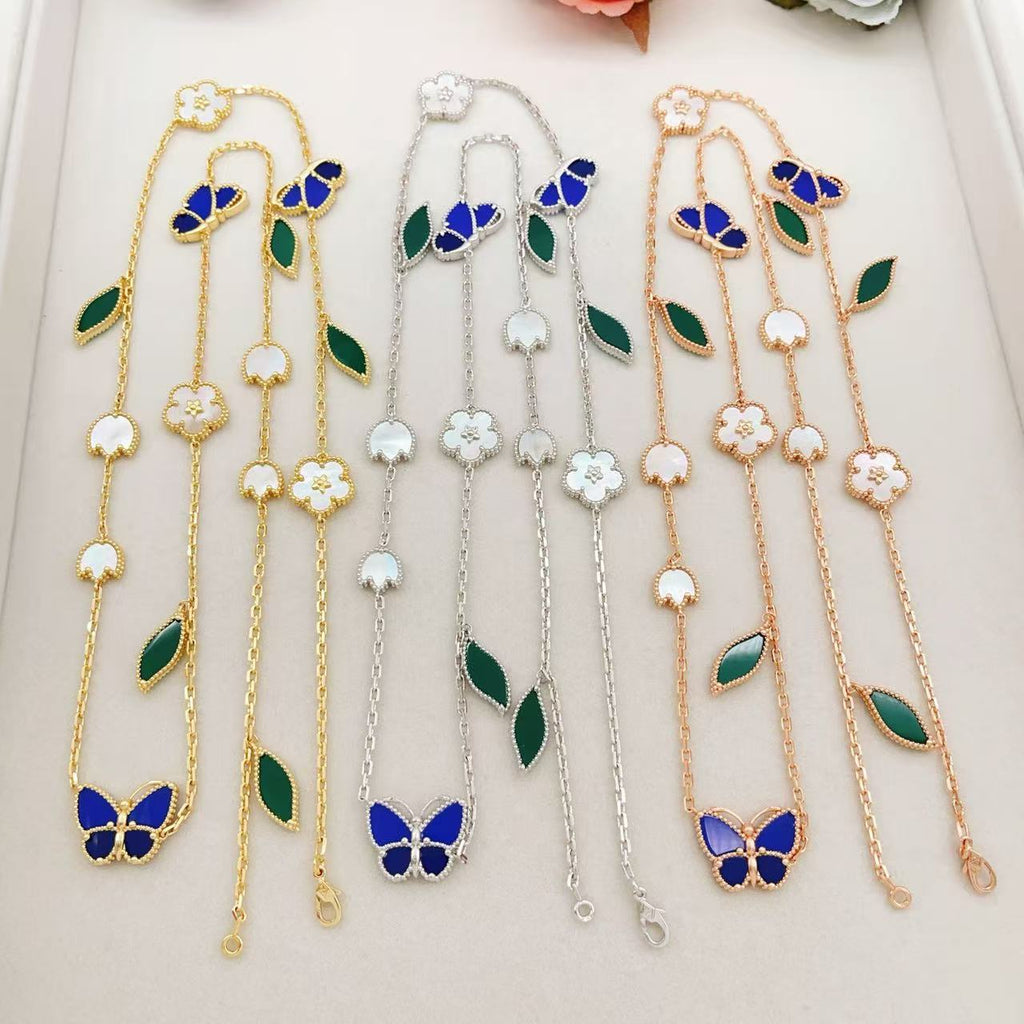[Timi ] 26 NEW CLOVER 15 MOTIFS LUCKY NECKLACE