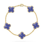[Timi]New CLOVER 5 MOTIF BLUE VEINS BRACELET COLLECTION