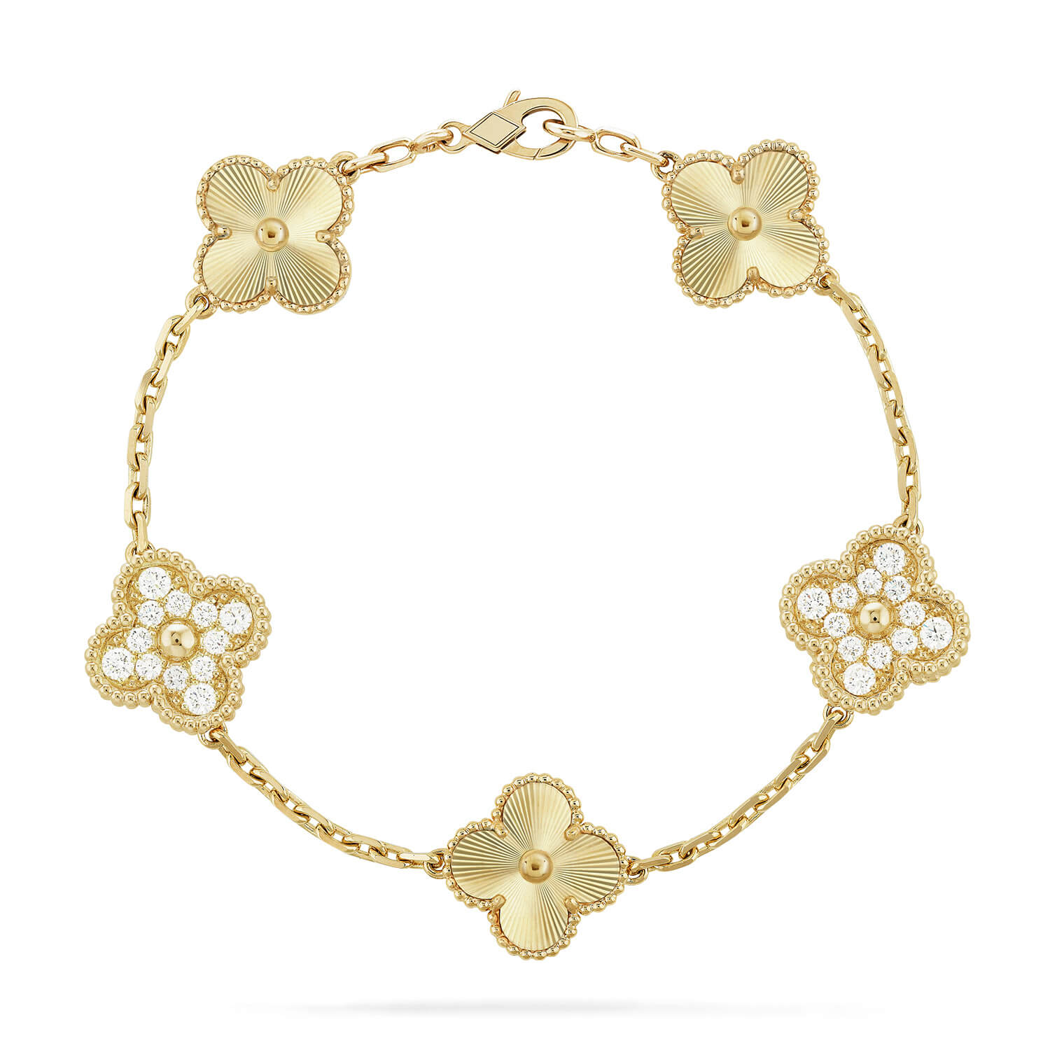 [Timi] CLOVER 5 MOTIF LASER BRACELET COLLECTION