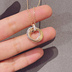 TimiTRINITY NECKLACE GOLD  DIAMONDS