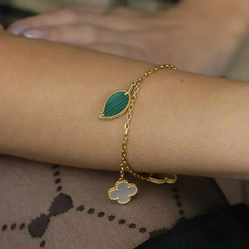 ¡®Timi¡¯LUCKY SPRING 5 MOTIF GOLD BRACELET