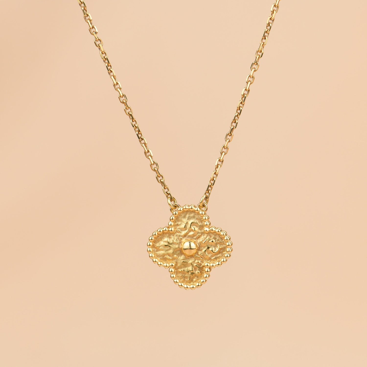 TimiCLOVER 15MM  BRONZING NECKLACE