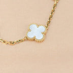[Timi]New CLOVER WHITE PEARL MOP 5 MOTIF BRACELET COLLECTION