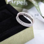 TimiPERLEE DIAMOND SILVER RING