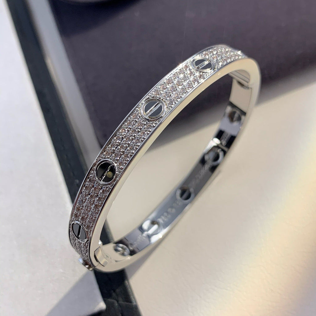 TimiLOVE BRACELET 6.1MM DIAMOND-PAVED CERAMIC