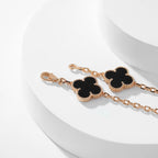 TimiCLOVER 10 MOTIFS ONYX NECKLACE