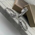 [Timi] EW OBSIDIAN & DIAMOND SERPENT BRACELET