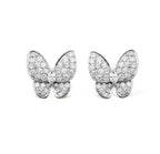 TimiBUTTERFLY ALL DIAMOND EARRINGS