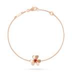 ¡®Timi¡¯FRIVOLE GOLD FLOWER PINK MALACHITE BRACELET