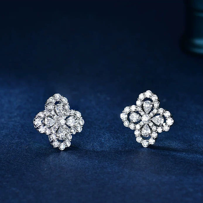 TimiLOOP EARRINGS FULL MOTIF DIAMOND 16MM