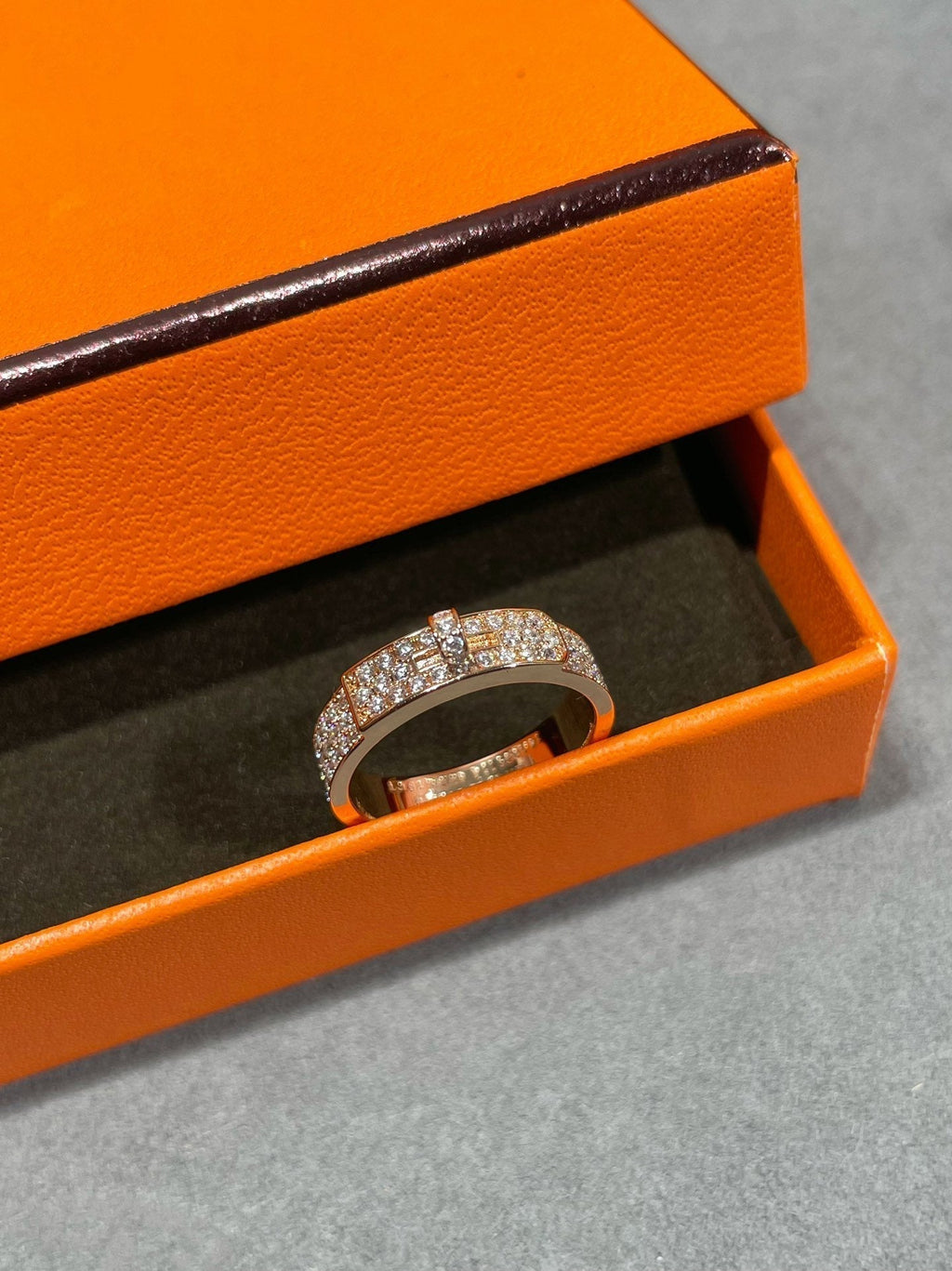 TimiKELLY PINK GOLD DIAMOND RING