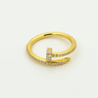 TimiJUSTE RING 1.8MM GOLD DIAMONDS