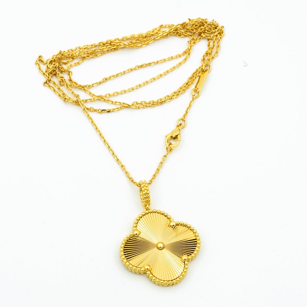 TimiCLOVER 25MM PEDANT NECKLACE GOLD