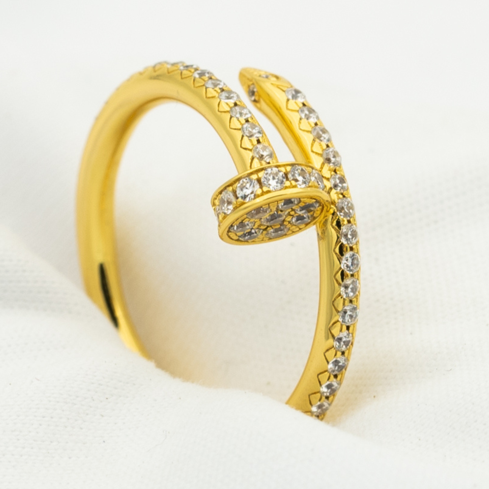 TimiJUSTE RING 1.8MM GOLD DIAMONDS