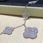 ¡®Timi¡¯CLOVER 6 MOTIFS SILVER DIAMOND BRACELET