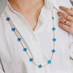 TimiCLOVER 20 MOTIFS TURQUOISE GOLD
