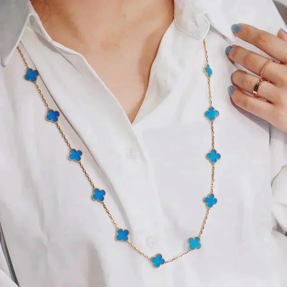 TimiCLOVER 20 MOTIFS TURQUOISE GOLD