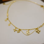 TimiBLOOMING SUPPLE NECKLACE BRASS