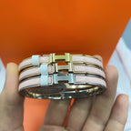 TimiCLASSIC HM CLIC  PINK 8MM ENAMEL BRACELET