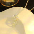 TimiHM CHAINE D'ANCRE PENDANT NECKLACE STERLING SILVER