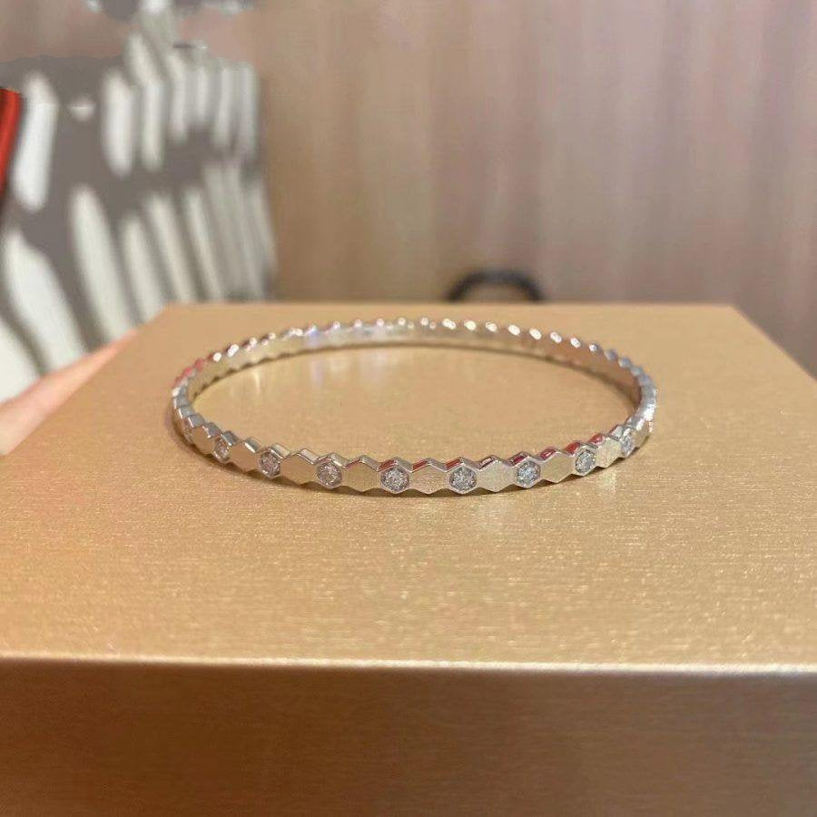TimiBEE LOVE SILVER DIAMOND BRACELET