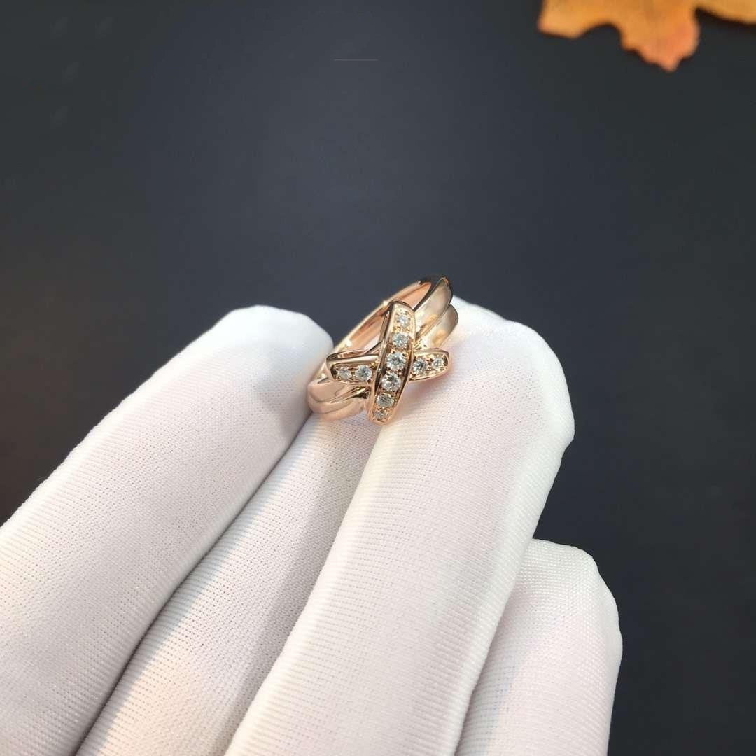 TimiJEUX DE PINK GOLD DIAMOND RING