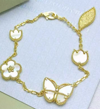 [Timi] 26 NEW CLOVER LUCKY LIGHT YELLOW AND WHITE SET