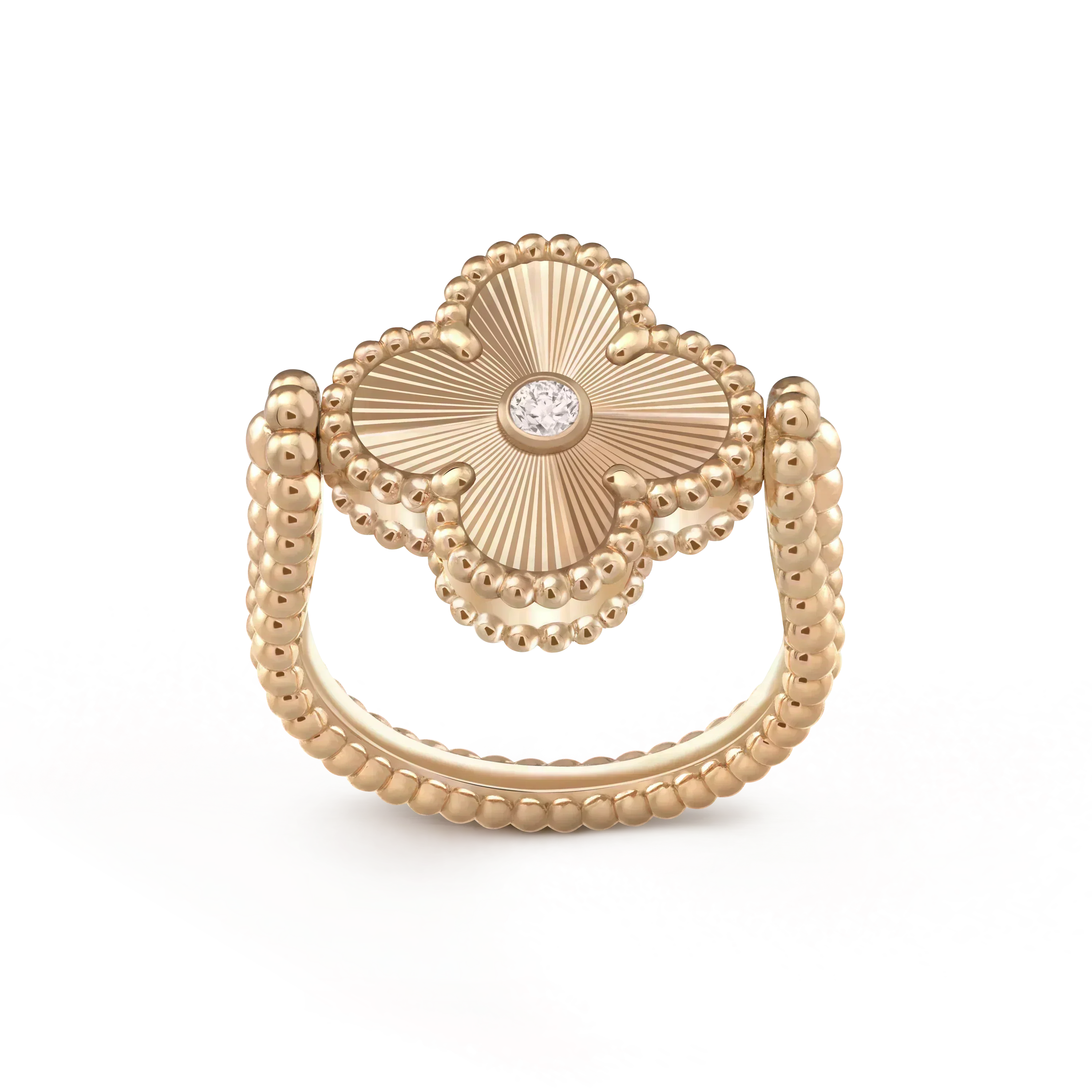TimiCLOVER RIVERSIBLE ROSE GOLD RING