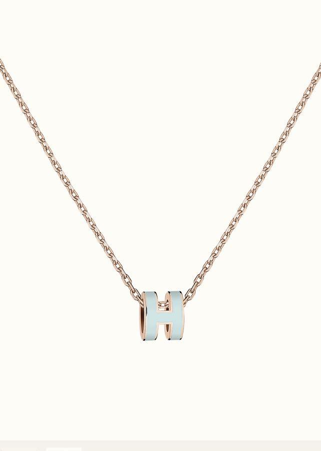 TimiPOP H LIGHT BLUE NECKLACE