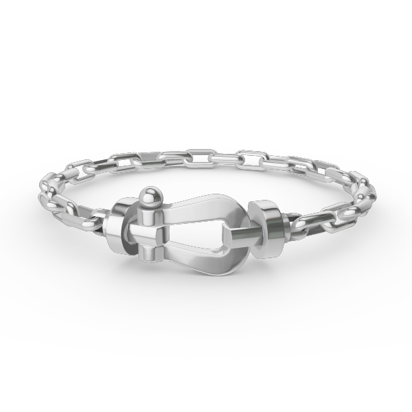 TimiFORCE LARGE HORSESHOE CLASP  METAL BRACELET