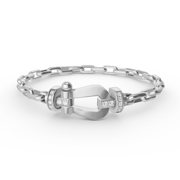 TimiFORCE LARGE HORSESHOE CLASP  METAL BRACELET