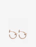 TimiJUSTE EARRINGS PINK GOLD