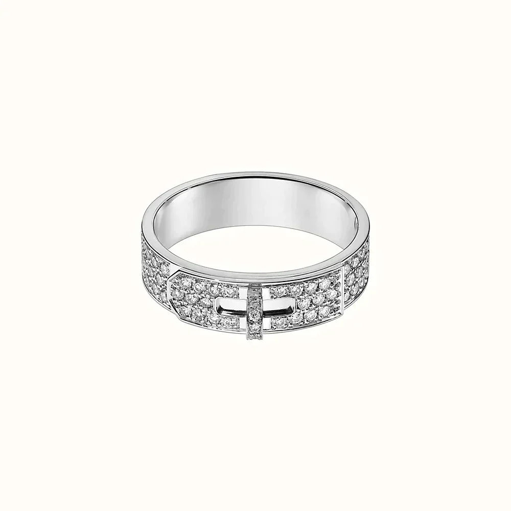 TimiKELLY SILVER DIAMOND RING