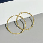 [Timi]  SMOOTH BEAD STUD EARRINGS