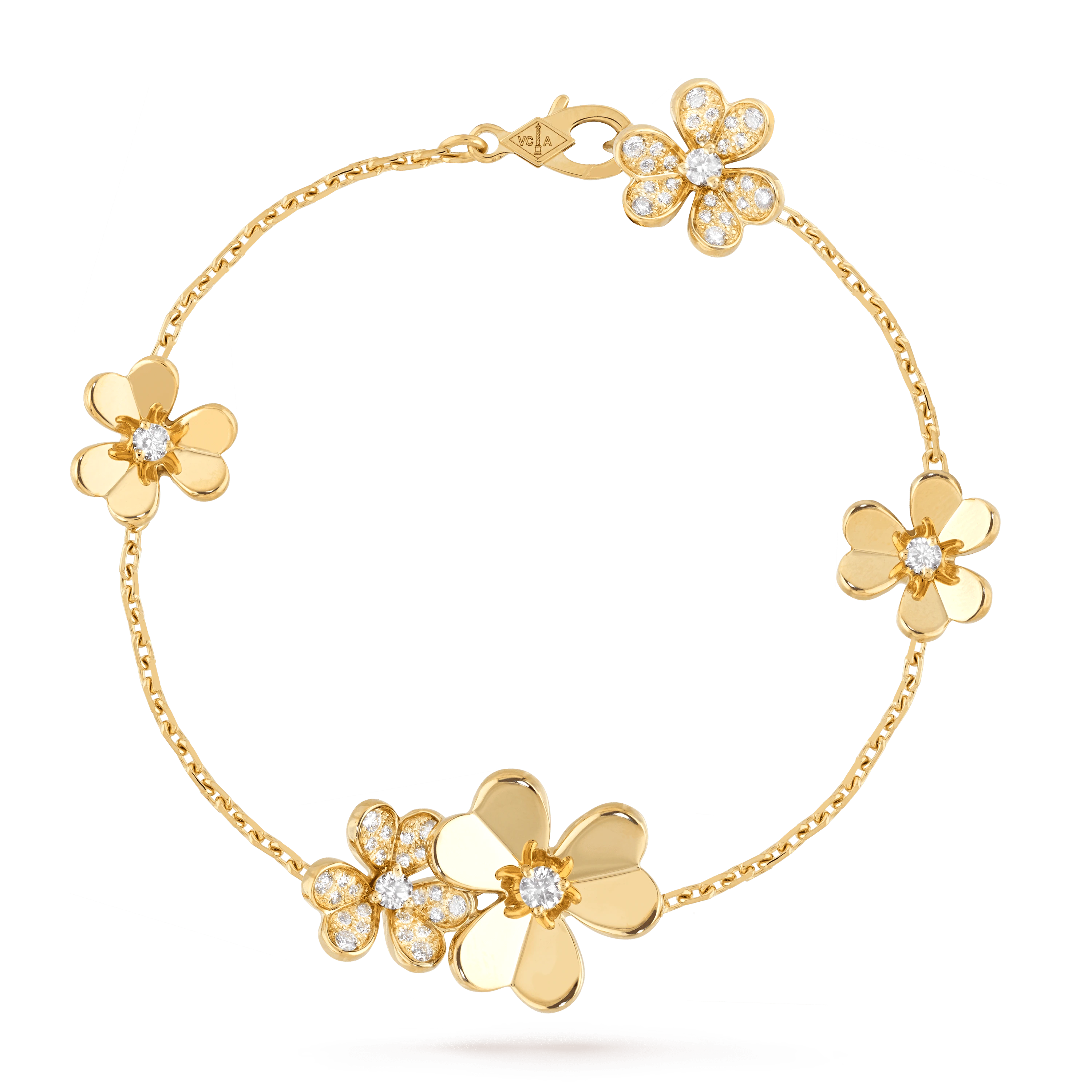 ¡®Timi¡¯FRIVOLE GOLD 5 FLOWERS BRACELET