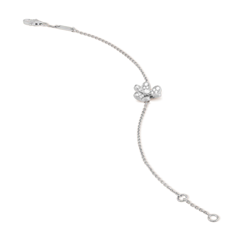 ¡®Timi¡¯FRIVOLE SILVER FLOWER DIAMOND BRACELET