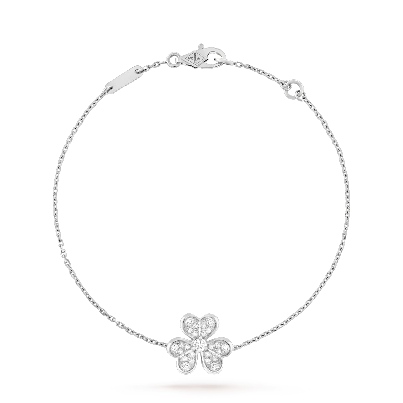 ¡®Timi¡¯FRIVOLE SILVER FLOWER DIAMOND BRACELET
