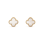 TimiCLOVER MINI GOLD EARRINGS
