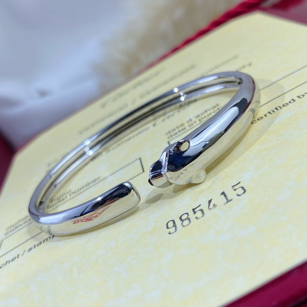 TimiPANTHERE SILVER OPEN BRACELET