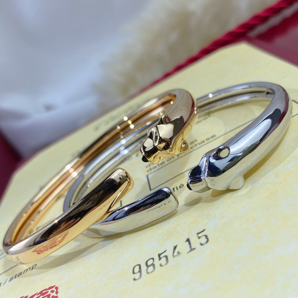 TimiPANTHERE SILVER OPEN BRACELET